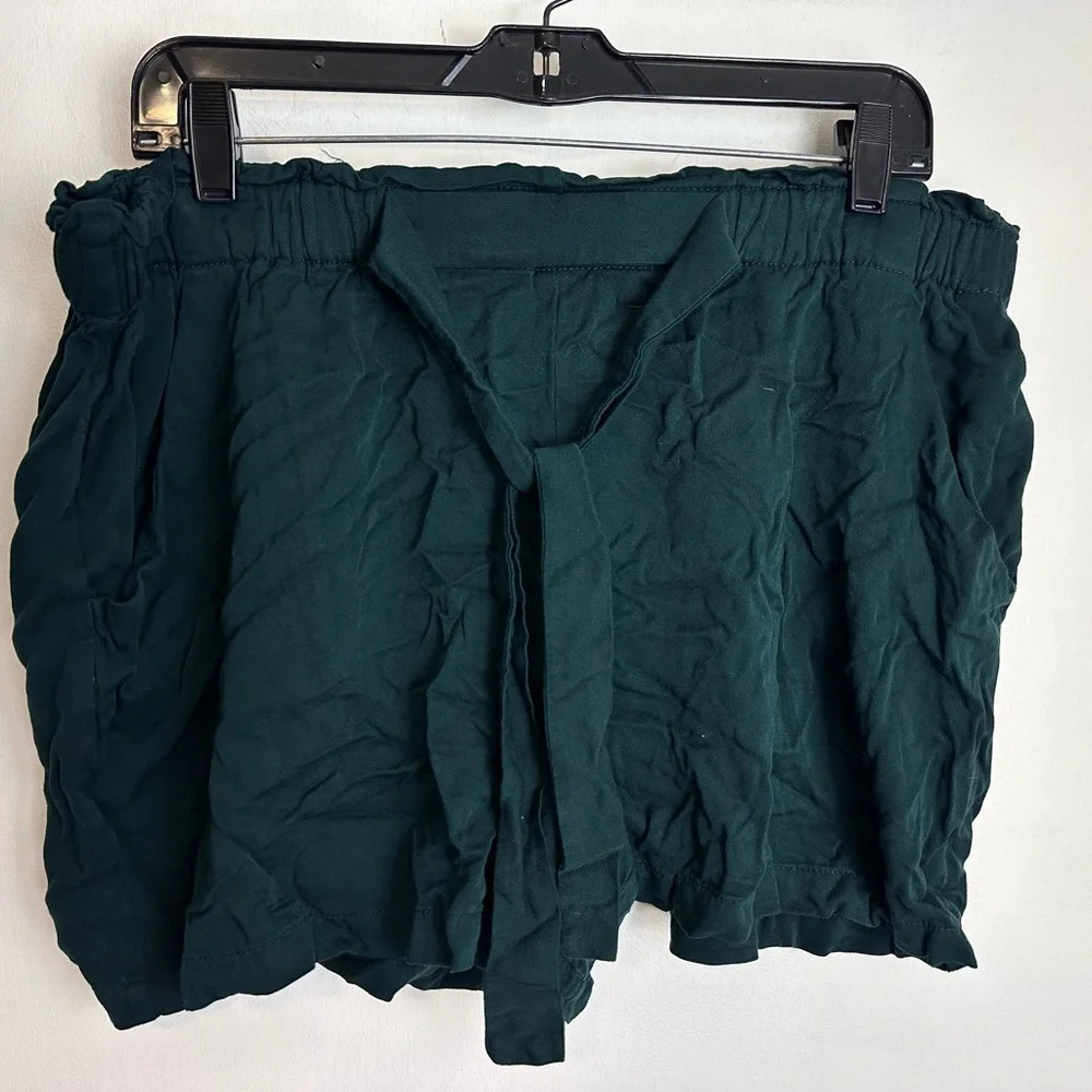 Maurices High Waist Women’s Shorts in Dark Teal Green